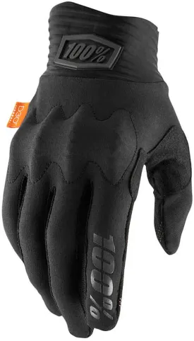 100% Cognito Cycling gloves, black