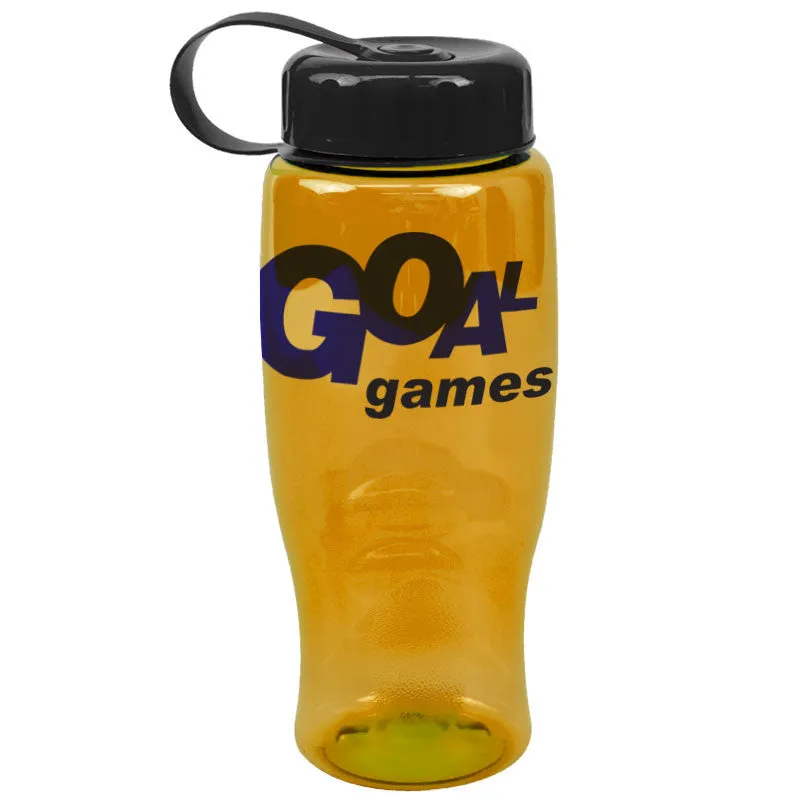 27 oz Poly-Pure Bottle with Tethered Lid