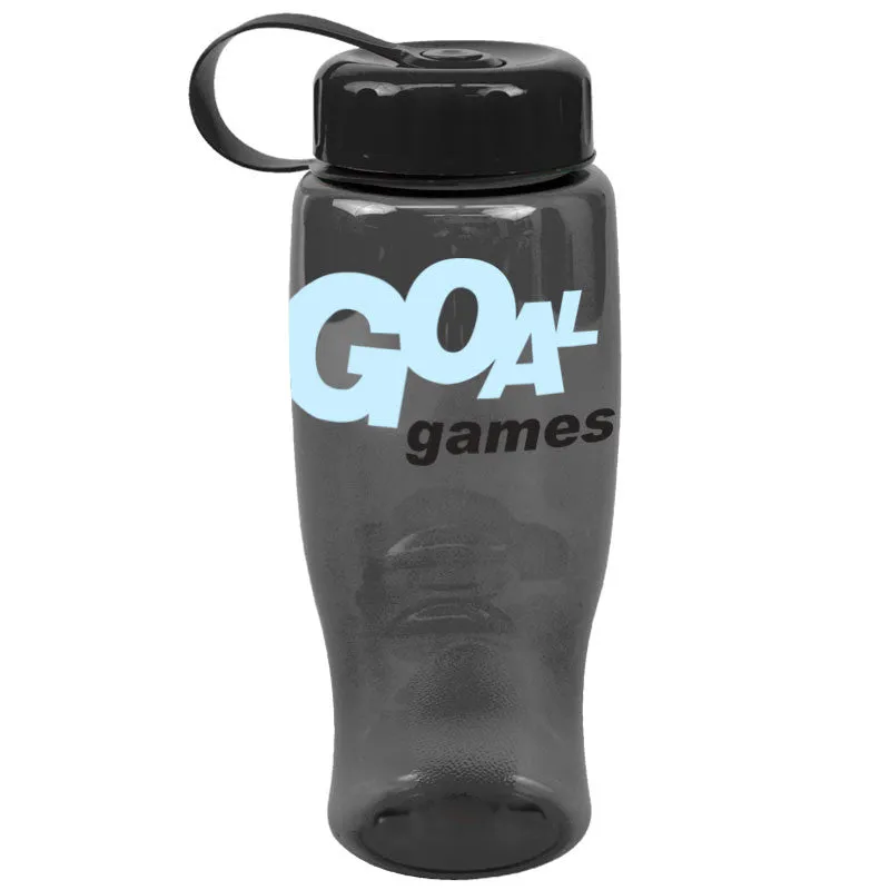 27 oz Poly-Pure Bottle with Tethered Lid