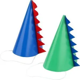 8pk Dinosaur Roar Party Hats