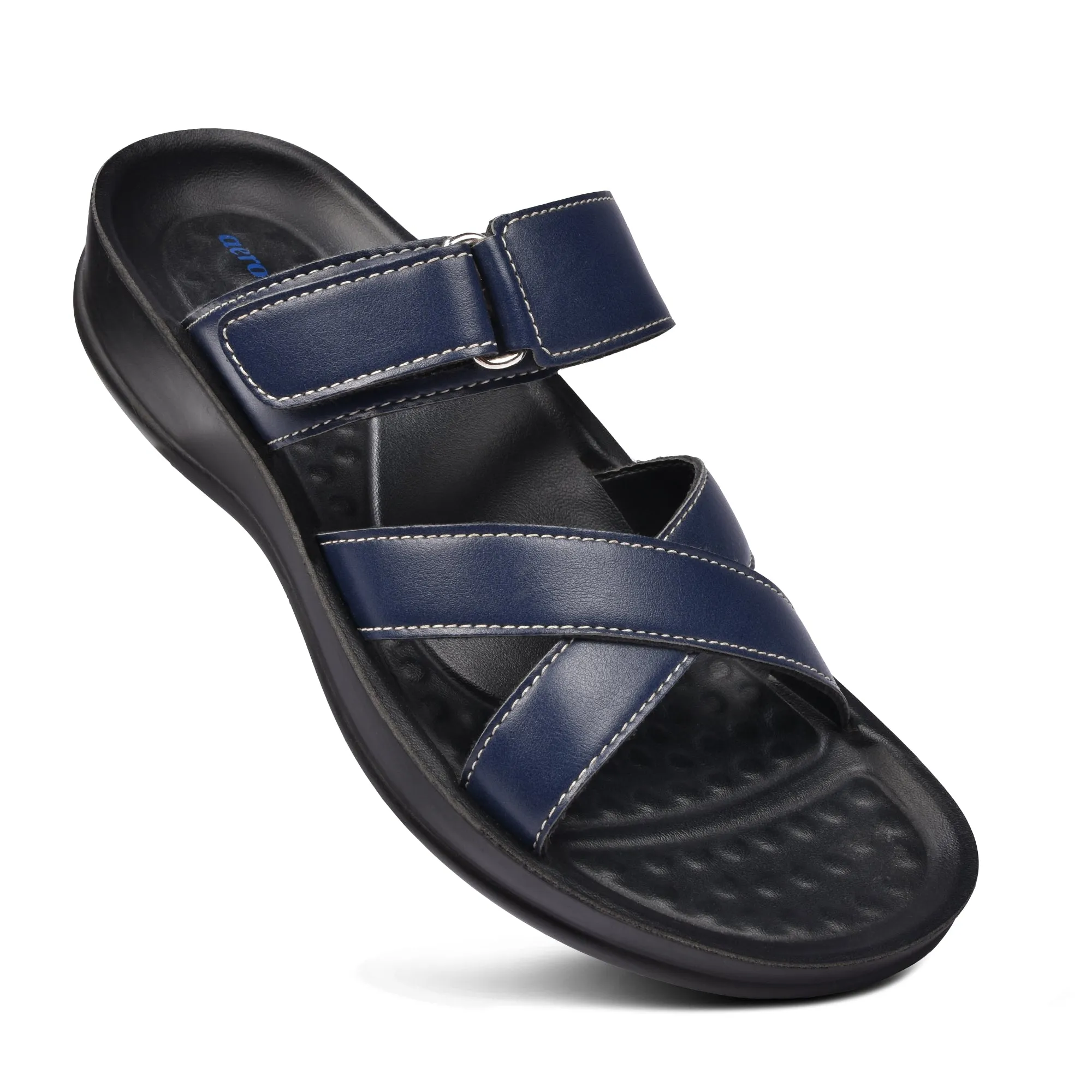 Aerothotic Pasty Women's Velcro Strap Slide Sandals