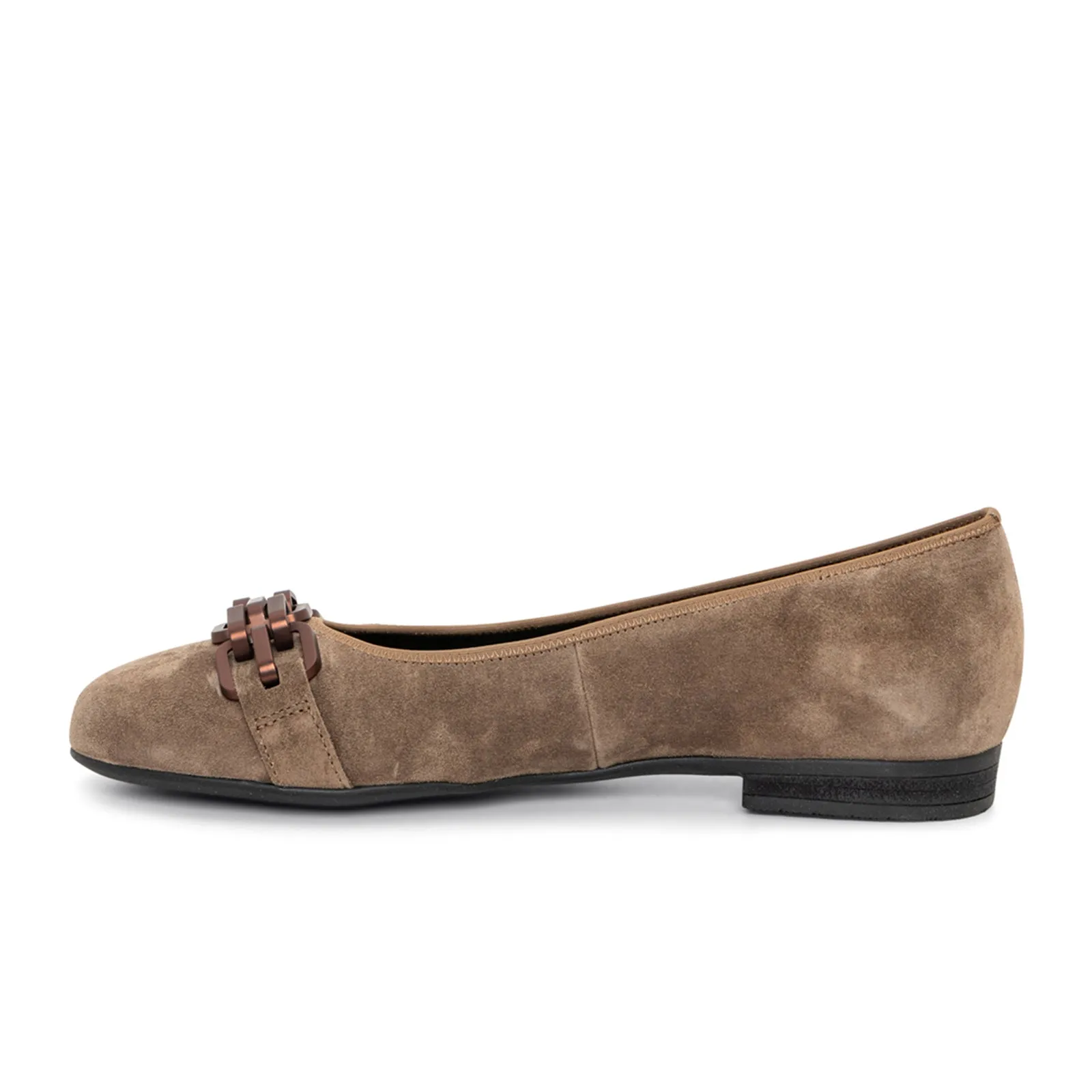 Ara Scout Chain Flat (Women) - Sesame Suede