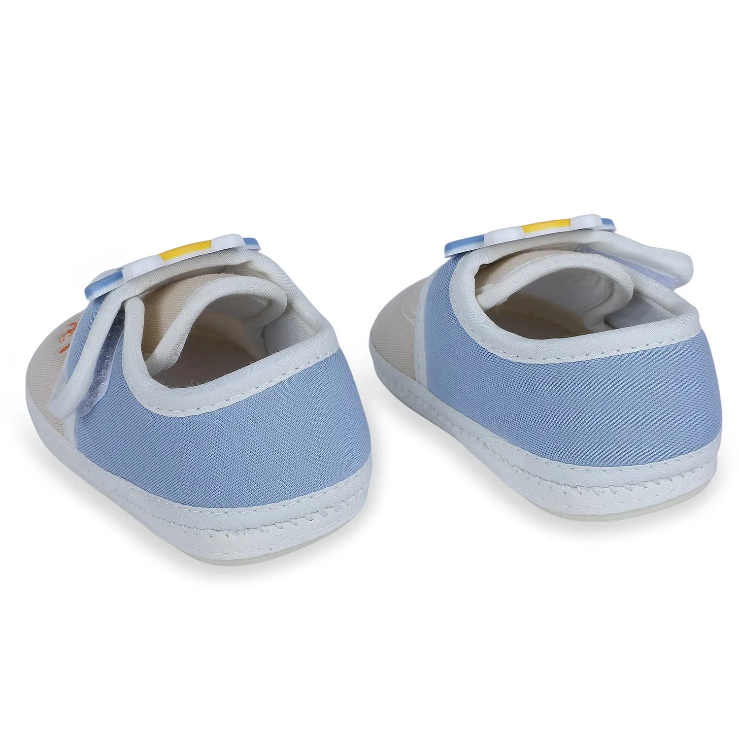 Baby Moo Persian Kitty Soft Sole Anti-Slip Booties - Blue