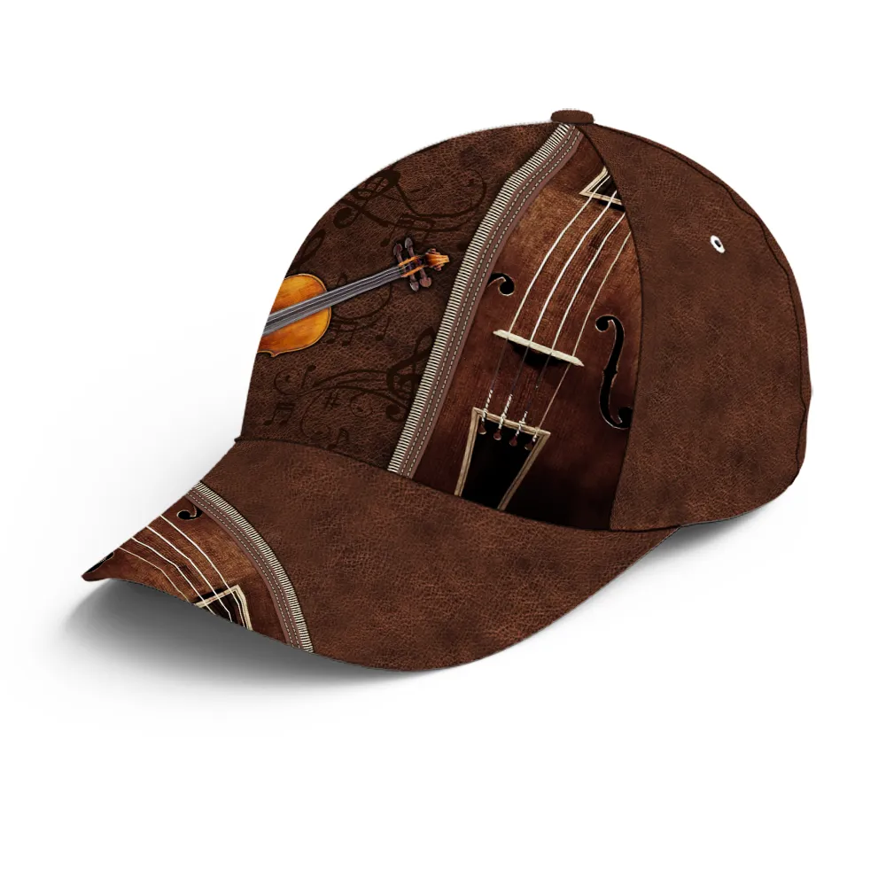 Baseball Cap For Violin Lovers Classic Leather Coolspod