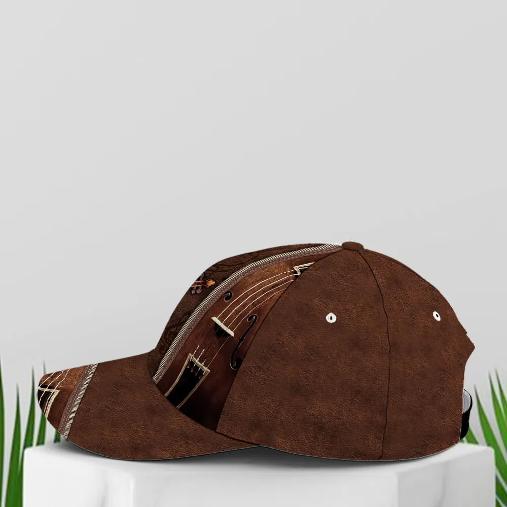 Baseball Cap For Violin Lovers Classic Leather Coolspod