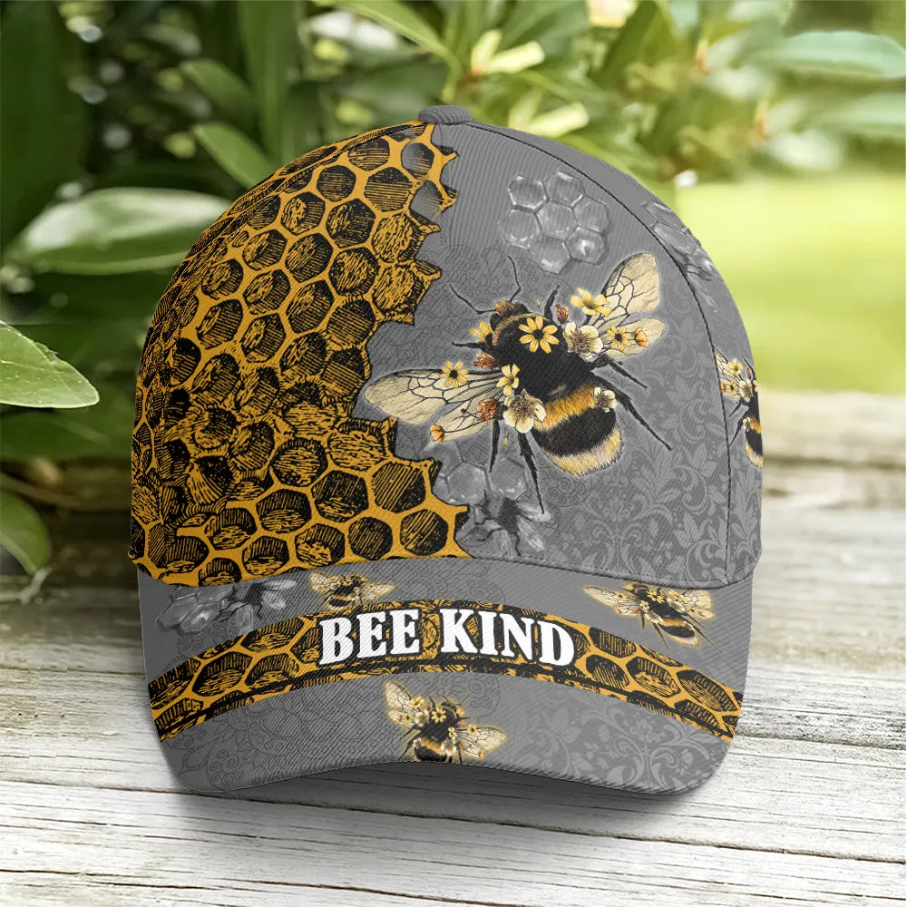 Bee Kind Vintage Baseball Cap Coolspod