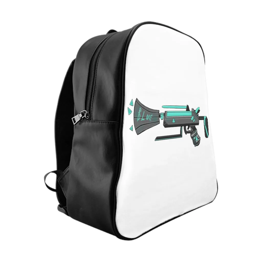 Blue Gun School Backpack