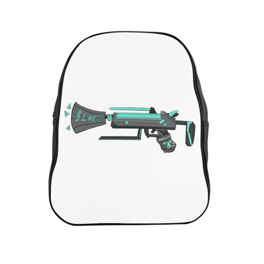 Blue Gun School Backpack