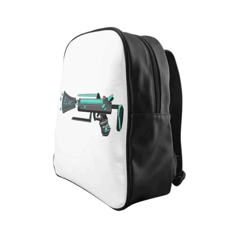 Blue Gun School Backpack