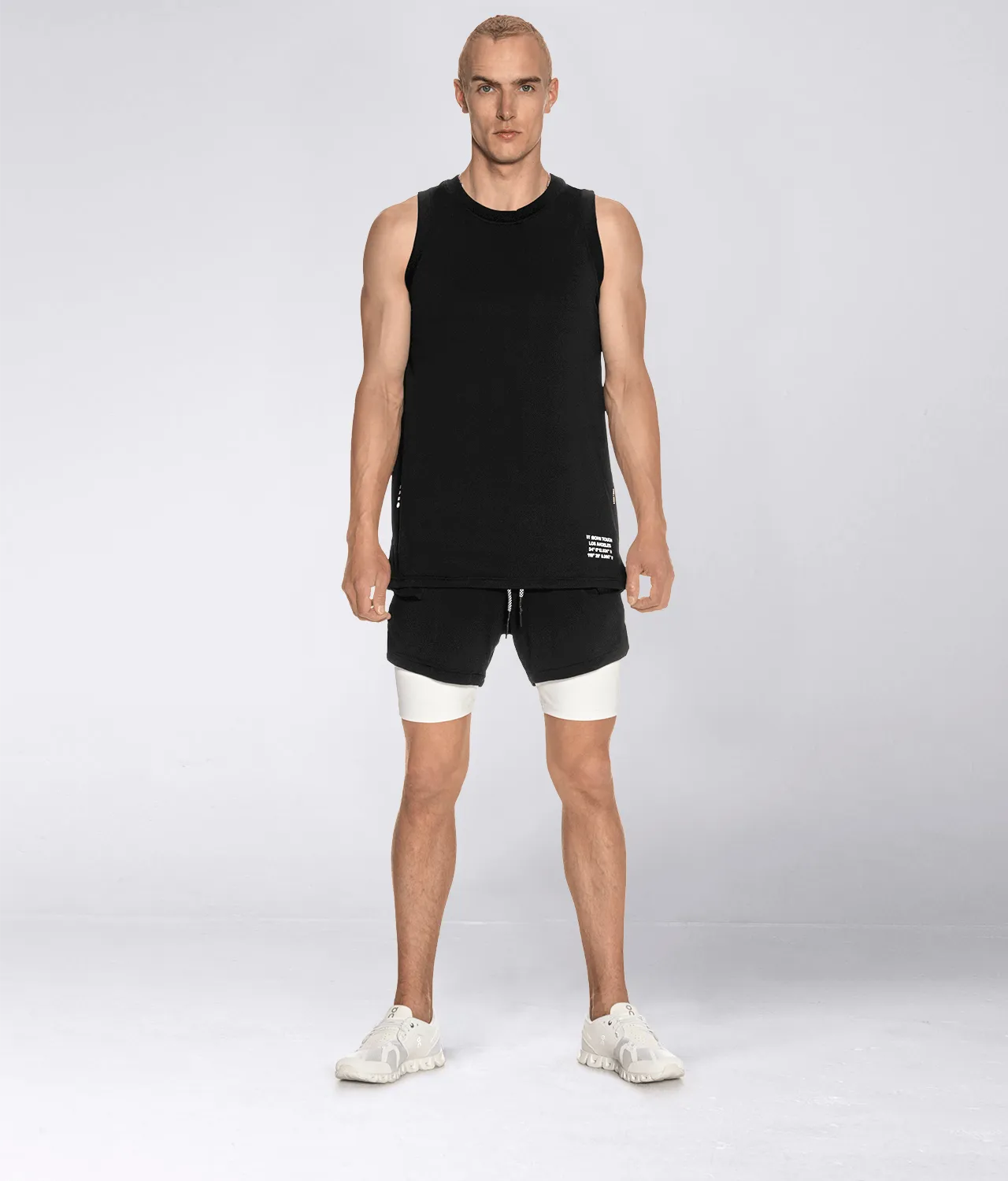 Born Tough Air Pro™ Black Athletic Tank Top for Men