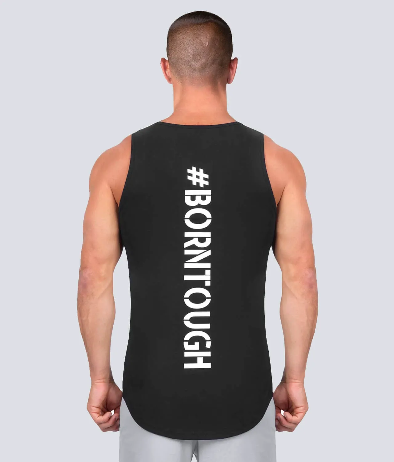 Born Tough Crucial Bounty TD Black Athletic Tank Top for Men