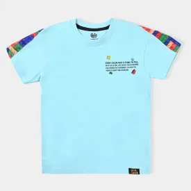 Boys Cotton Jersey T-Shirt H/S Color Story | T. Turquoise