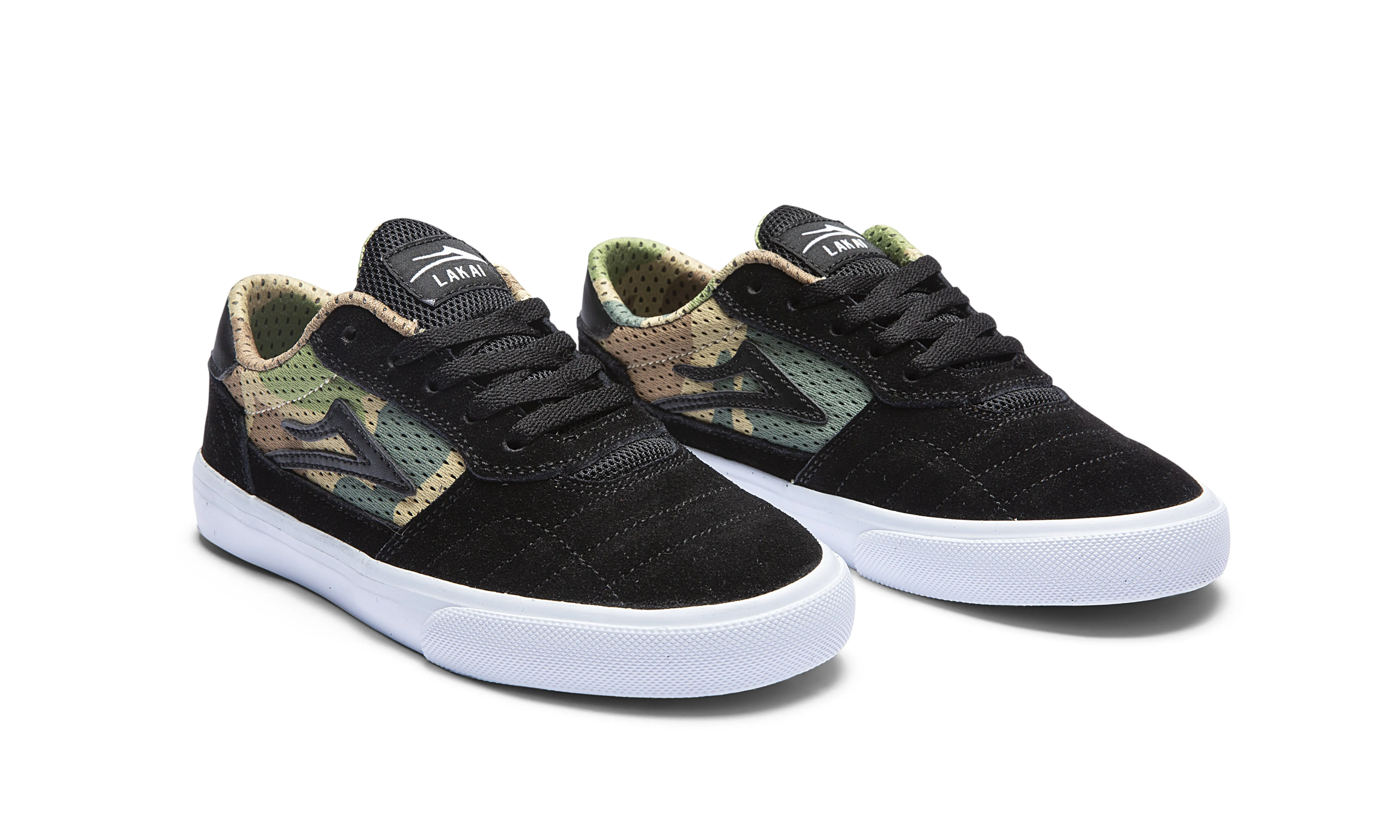 Cambridge Kids - Black/Camo Suede