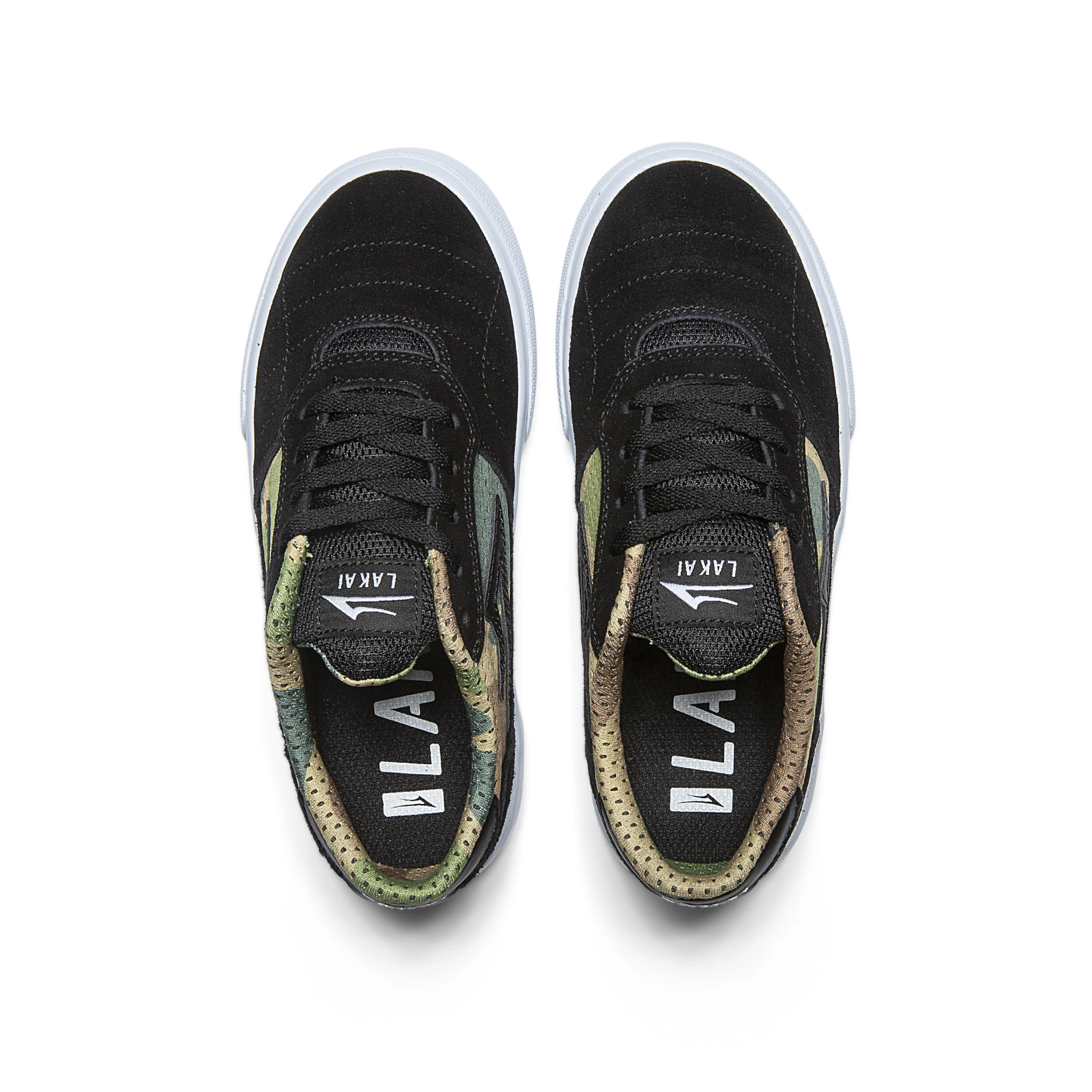 Cambridge Kids - Black/Camo Suede