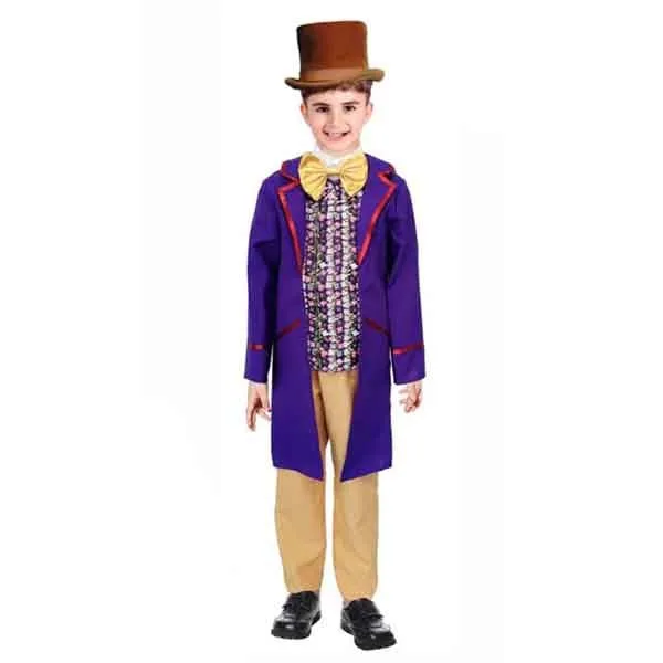 Children Book Week Fairytale Chocolatier Willy Wonka Costume