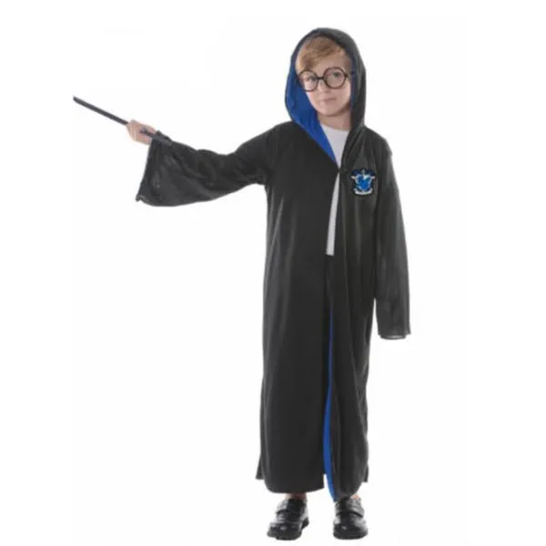 Children Harry Potter Style Wizard Costume - Blue