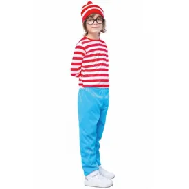 Children Where is Wally Boy Costume