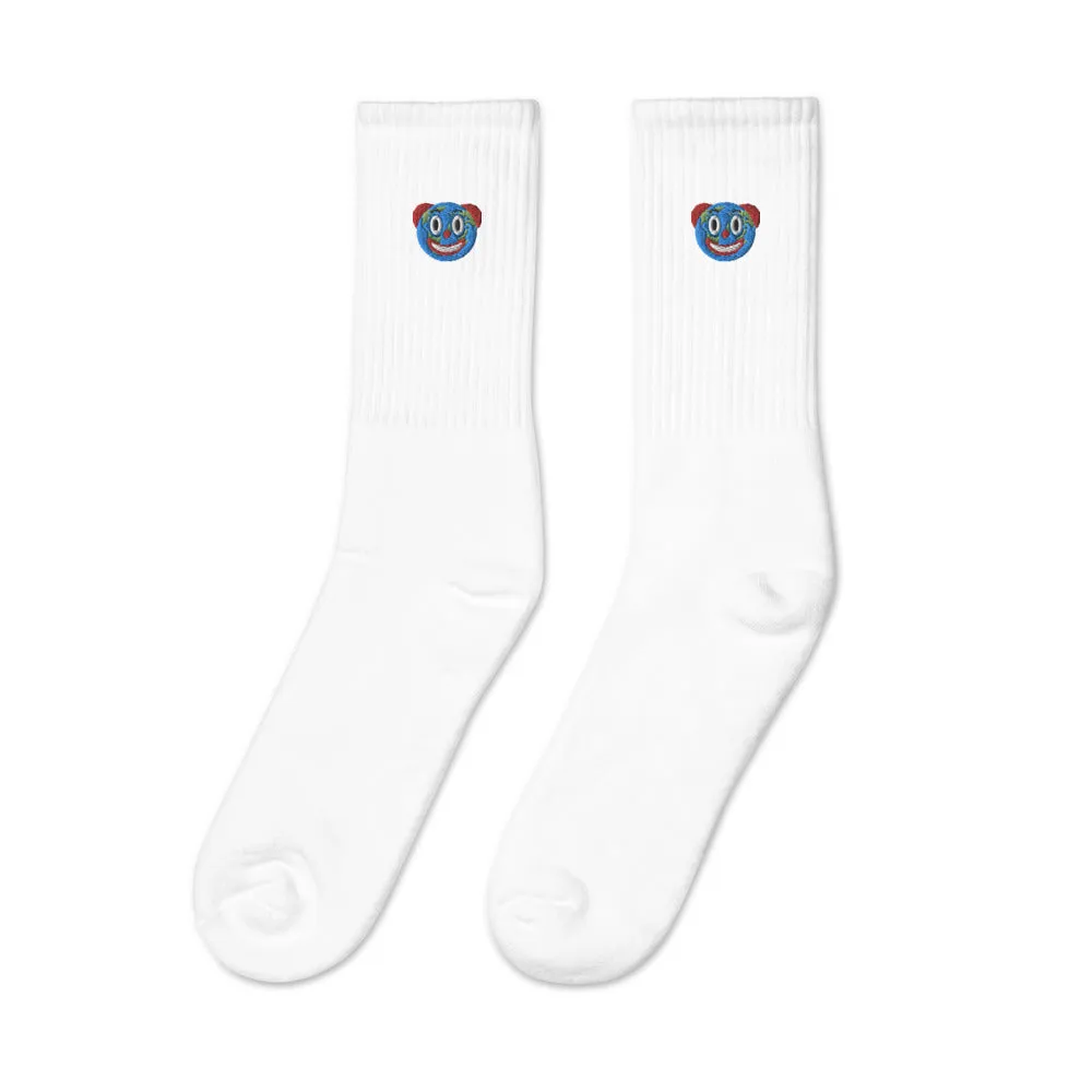 Clown World Embroidered socks