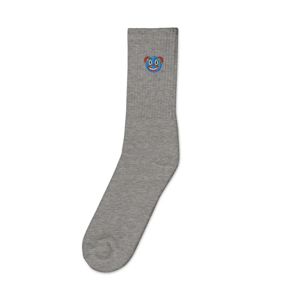Clown World Embroidered socks