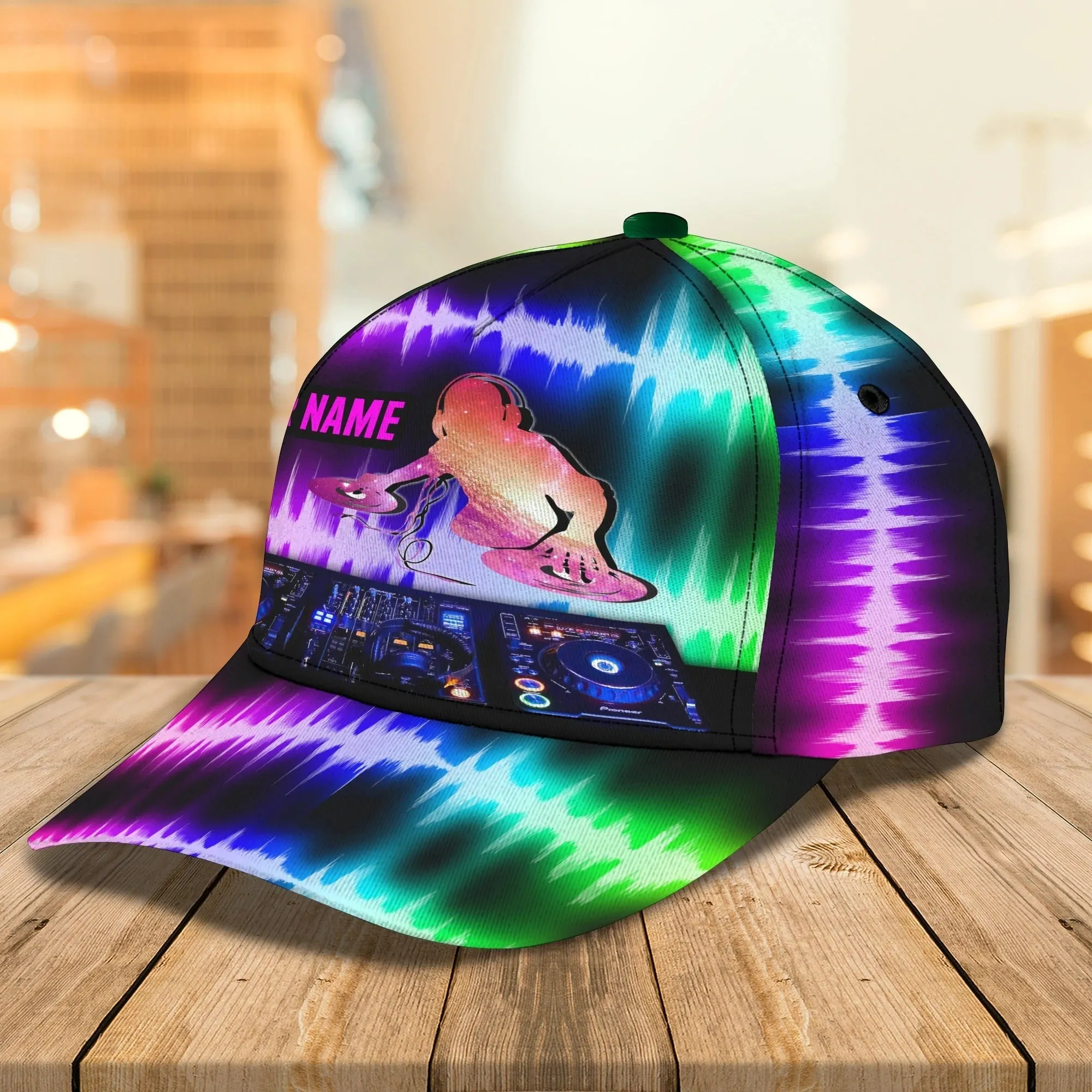 Custom 3D Full Print Cap Hat For Dj, Woman Dj Cap, Men's Deezay Hat, Baseball Dj Cap Hat