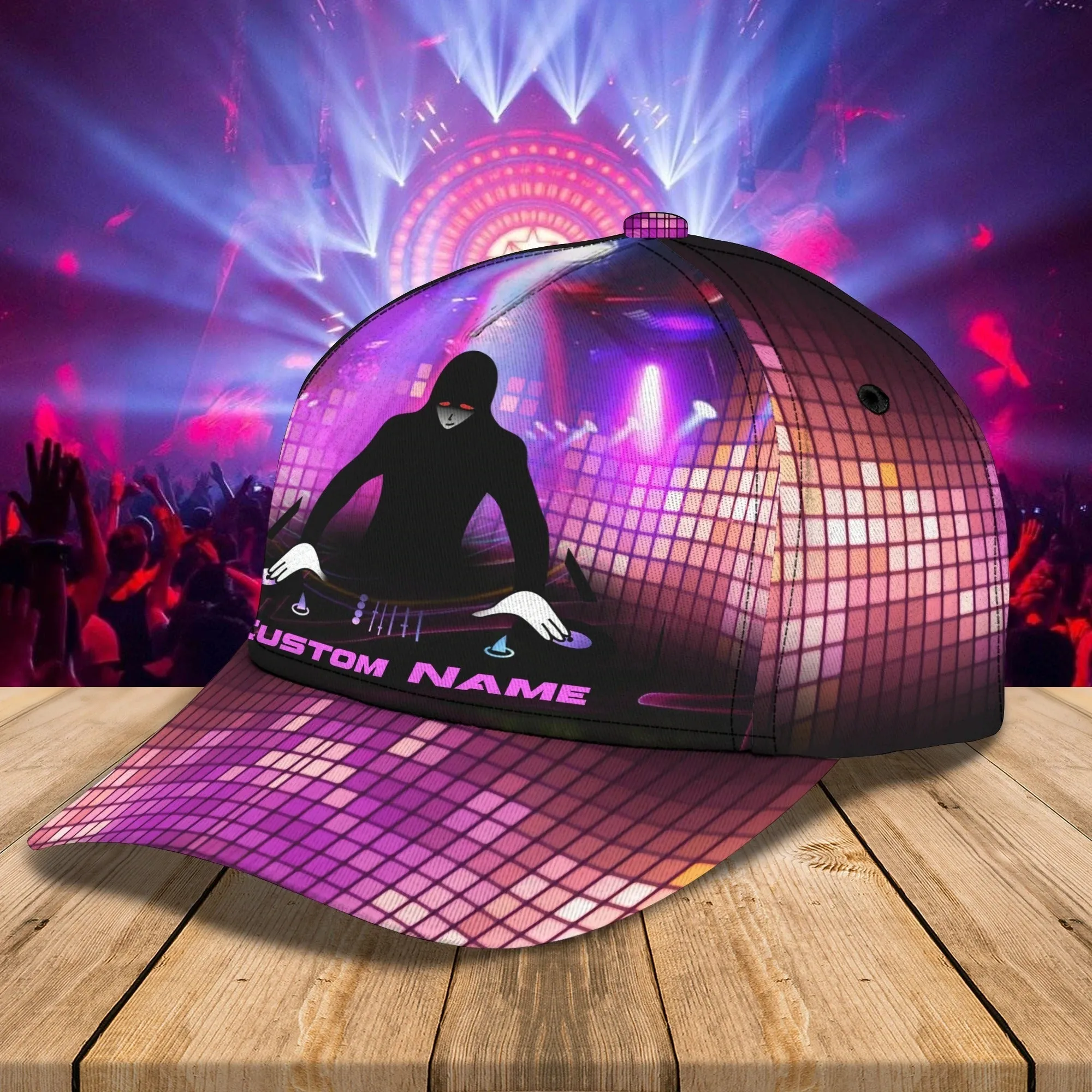 Custom 3D Full Print Cap Hat For Dj, Woman Dj Cap, Men's Deezay Hat, Baseball Dj Cap Hat