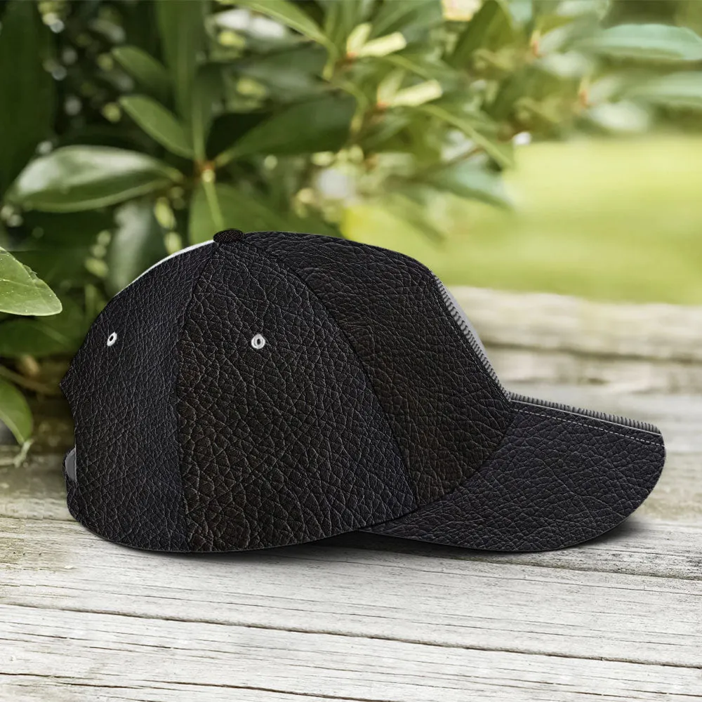 Dart And Beer Two-tone Leather Baseball Cap Coolspod