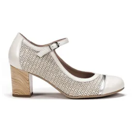 Dorking Rodin D8741 Heeled Mary Jane (Women) - Cream