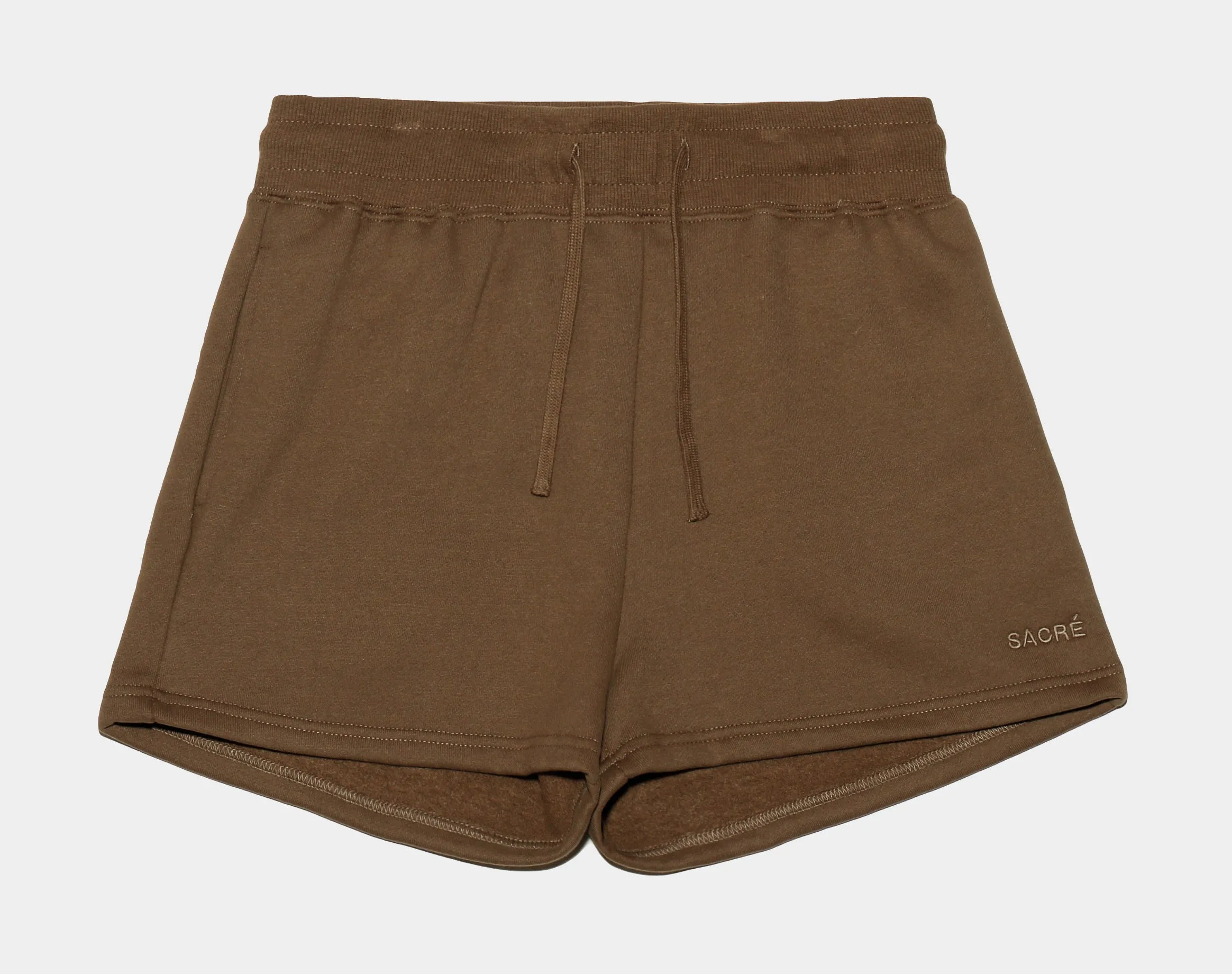 Erica Fleece Short Womens Shorts (Brown)