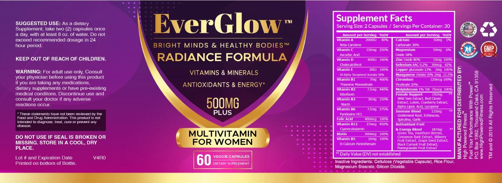 EverGlow™ Women’s Radiance Formula™ Multivitamin