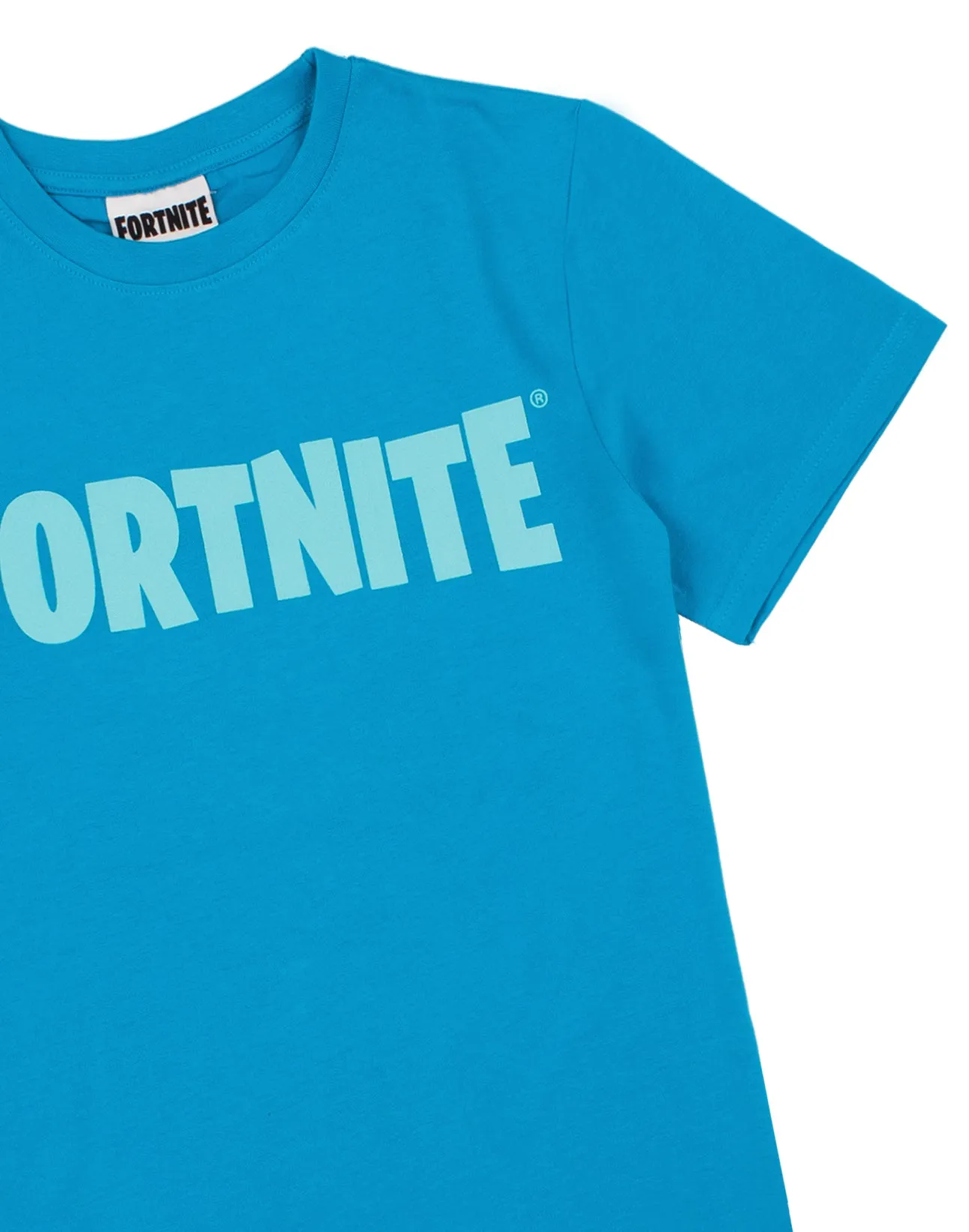 Fortnite Logo Boys Blue OR Black T-Shirt Battle Royale Kids Tee