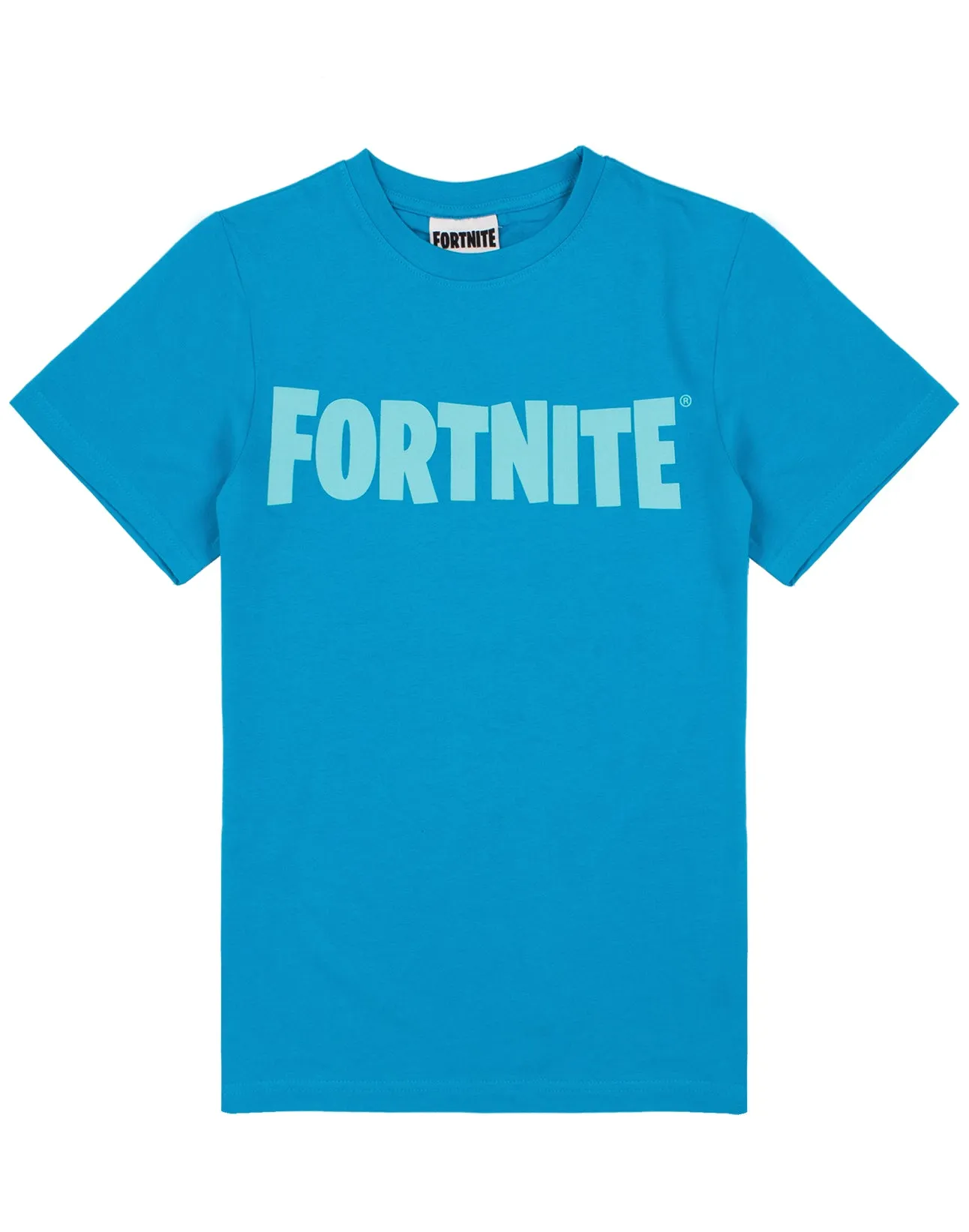 Fortnite Logo Boys Blue OR Black T-Shirt Battle Royale Kids Tee