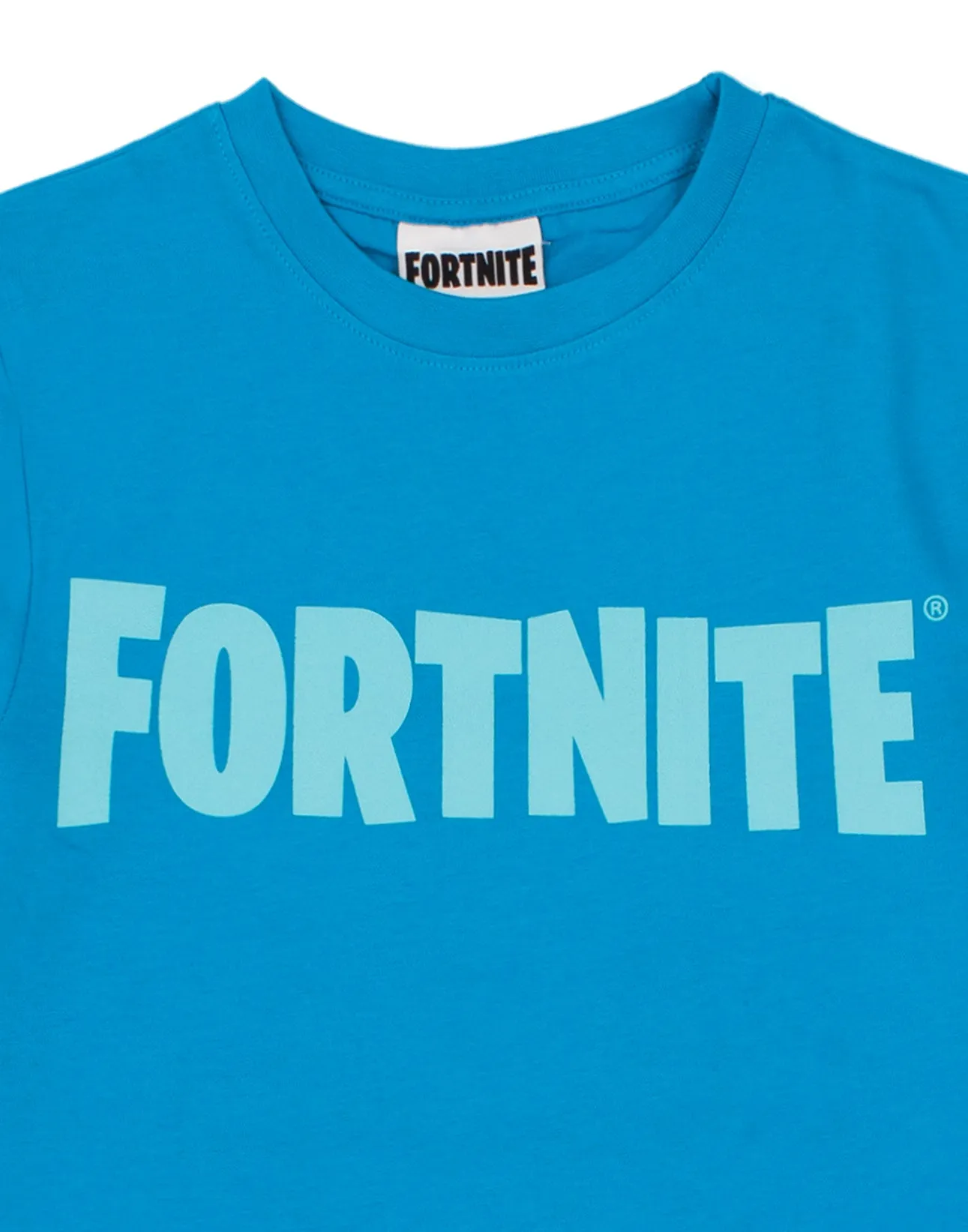 Fortnite Logo Boys Blue OR Black T-Shirt Battle Royale Kids Tee