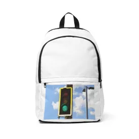 Green Light Unisex Fabric Backpack