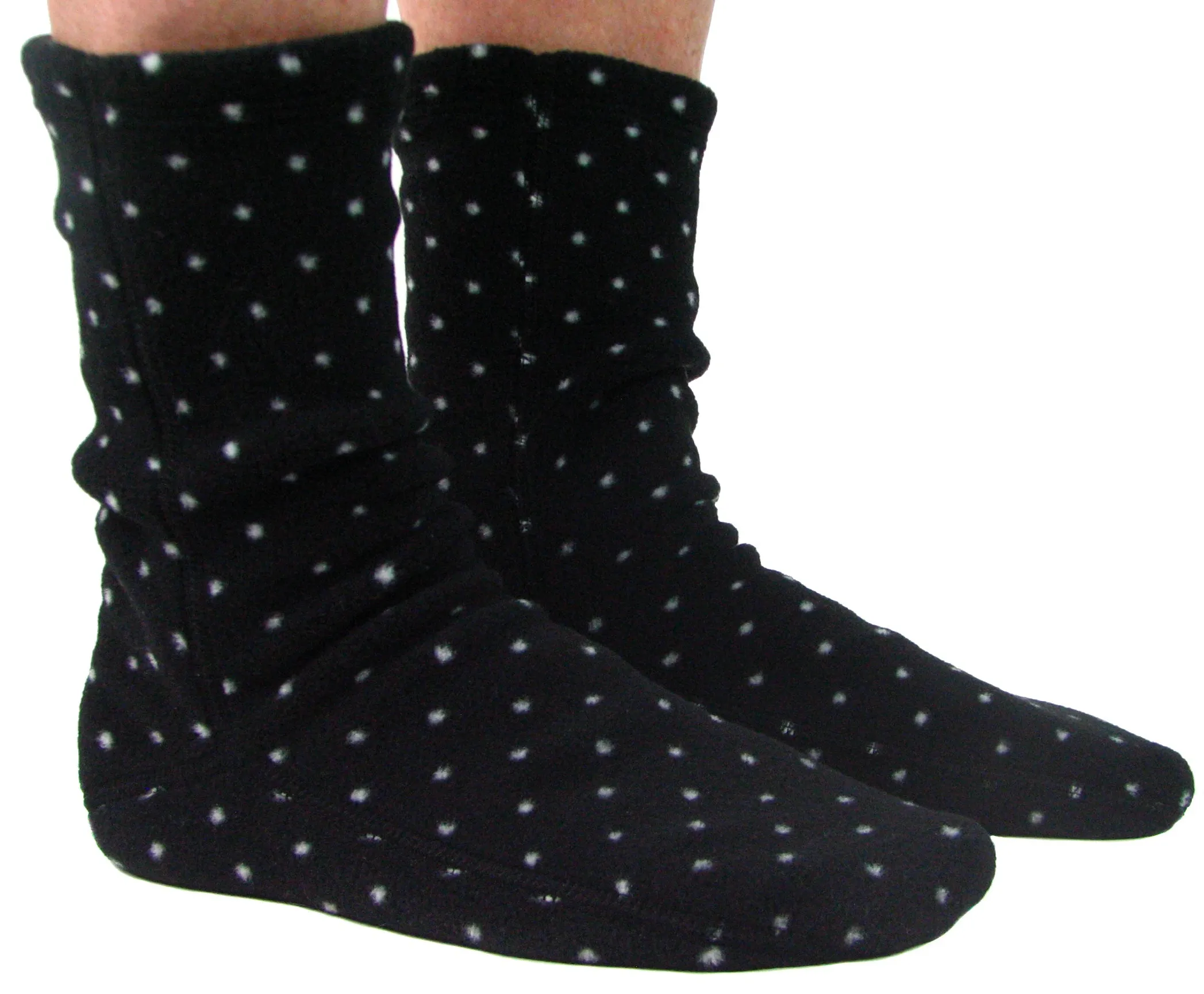 Kids' Nonskid Fleece Socks - Domino