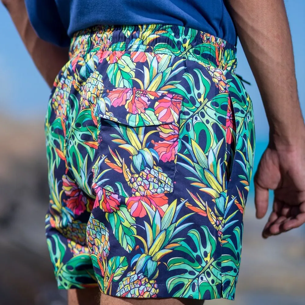 Men summer swimwear Tropical