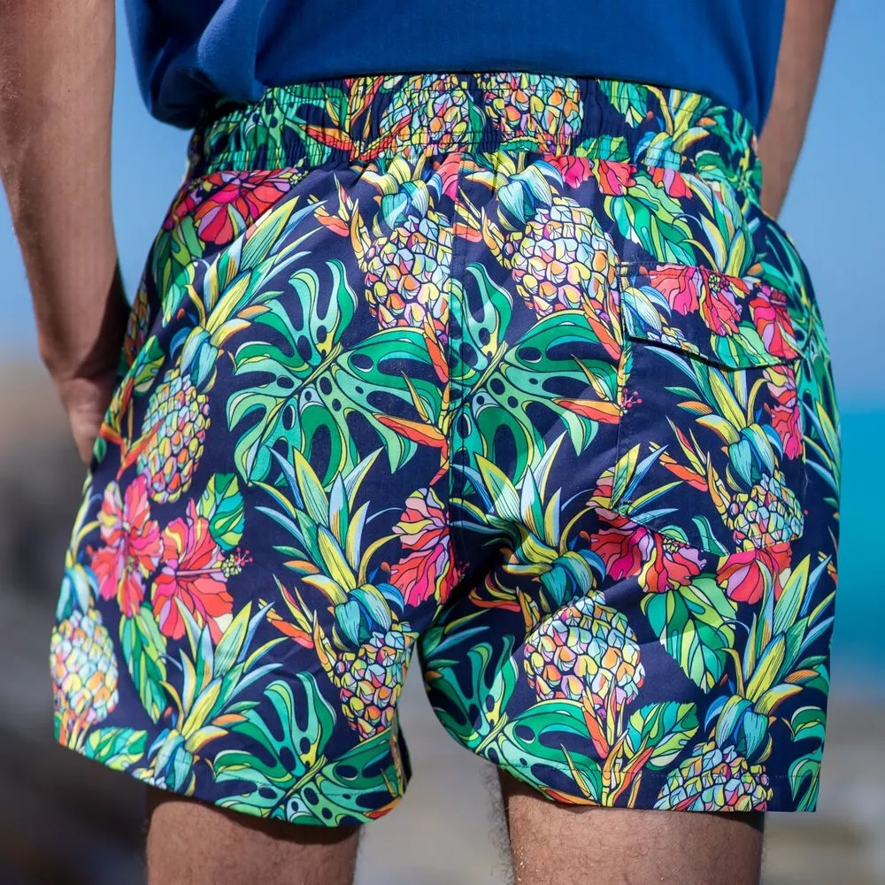 Men summer swimwear Tropical