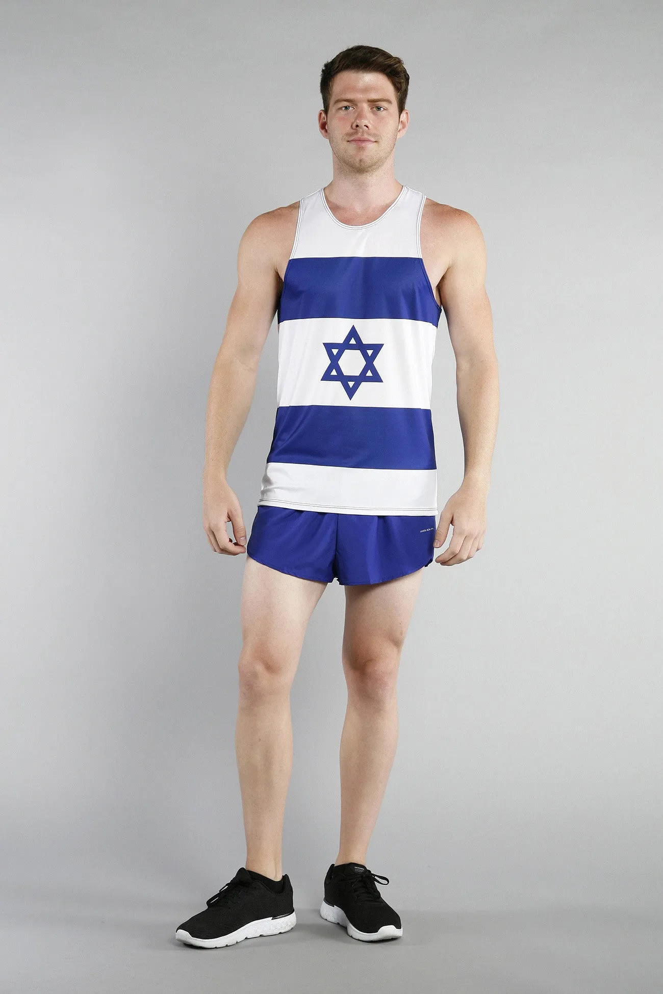 Men's Competitor Lite Printed Singlet [G-I] - Israel