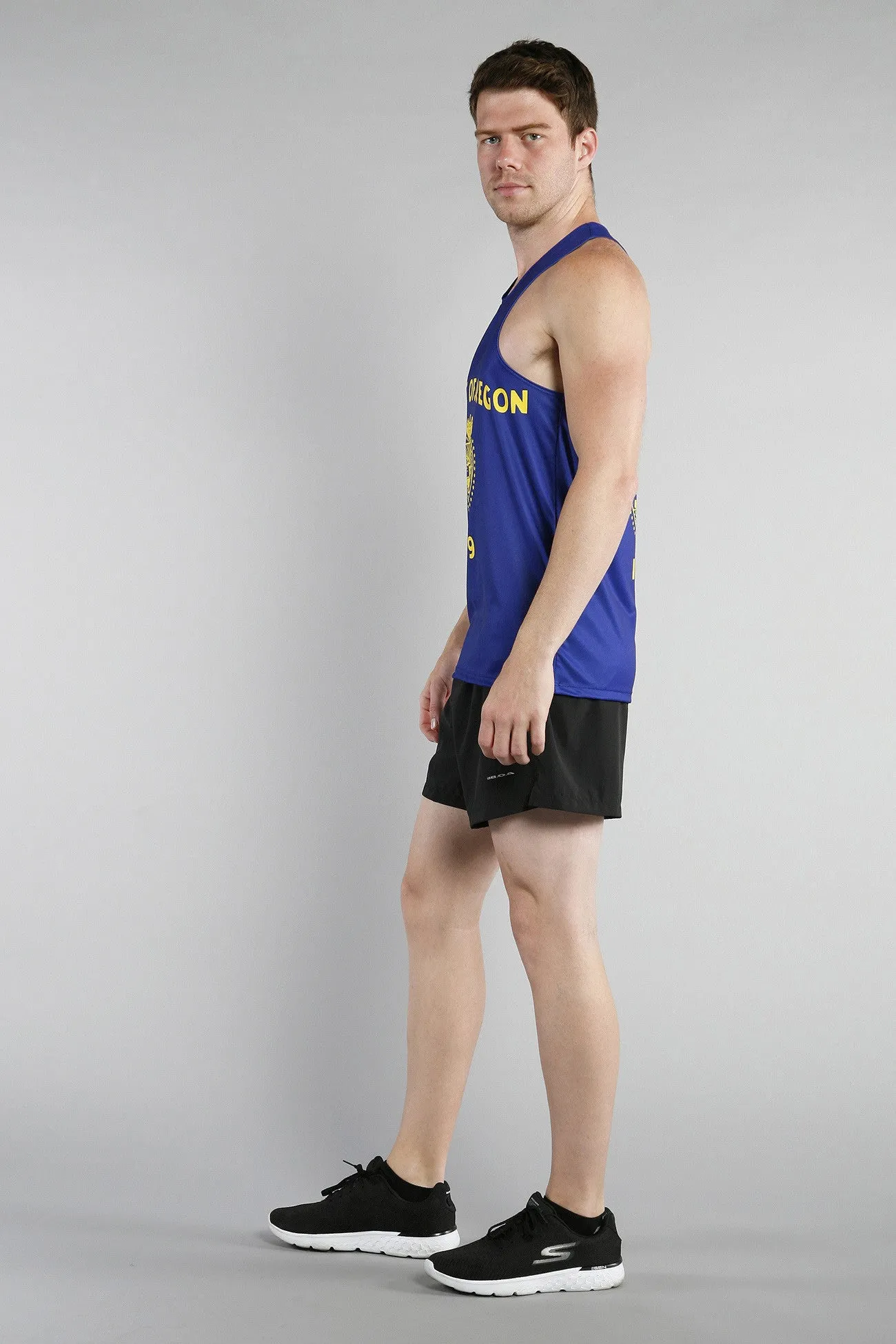 Men's Competitor Lite Printed Singlet [O-R] - Oregon