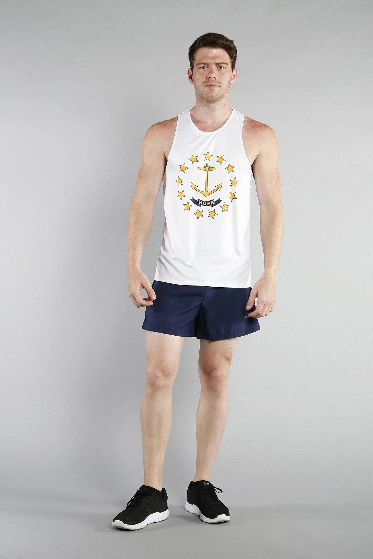 Men's Competitor Lite Printed Singlet [O-R] - Rhode Island