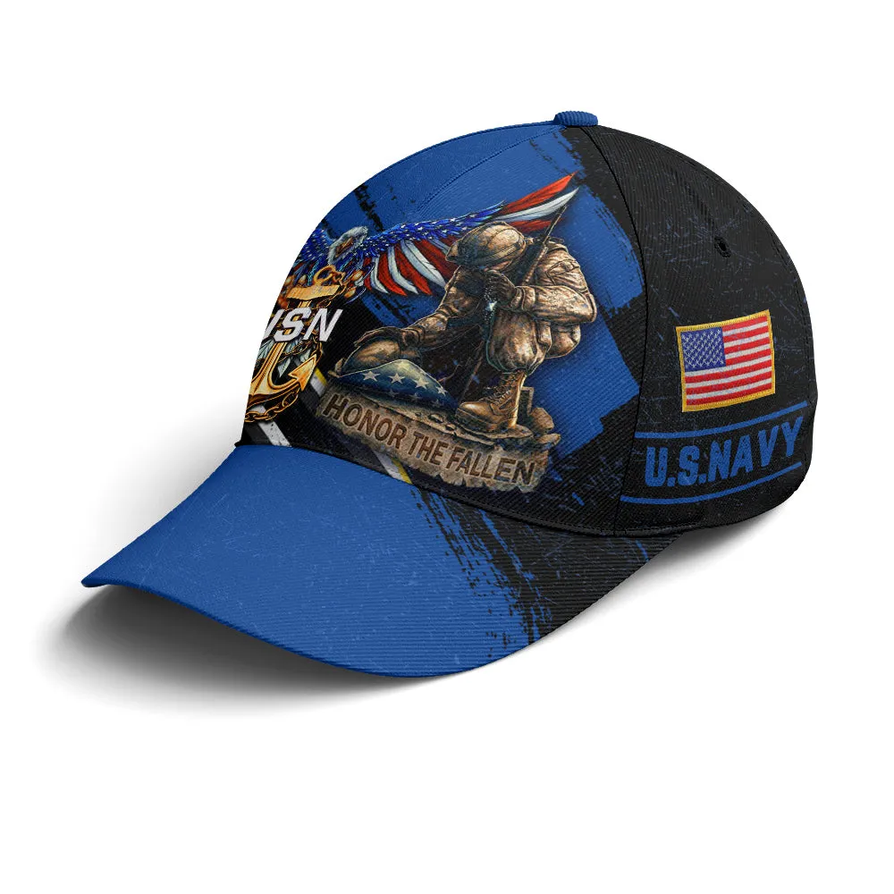 Navy Veteran Honor The Fallen Baseball Cap Coolspod