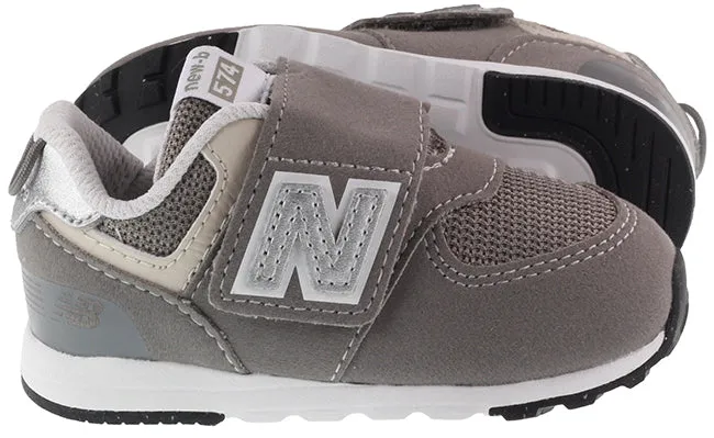 New Balance Trainers Infants 574 Raincloud Silver Metallic