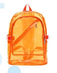 NEW Waterproof Backpack Transparent Clear Plastic for Teenage Girls