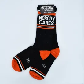 Nobody Cares Ribbed Gym Socks