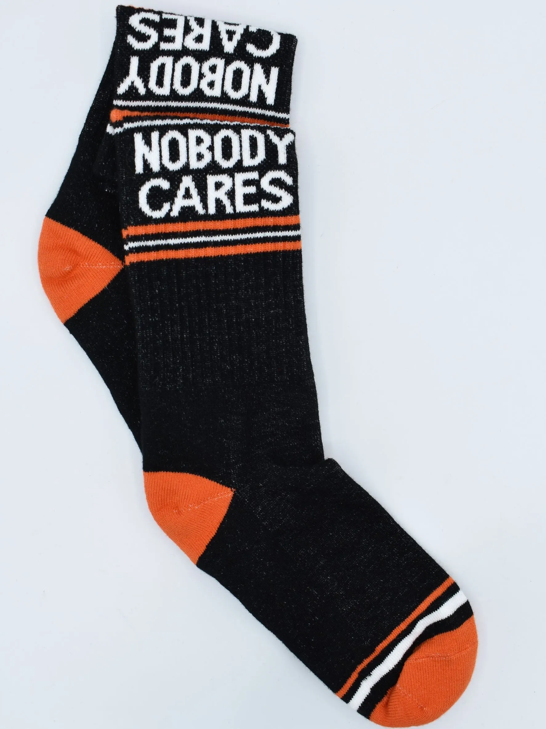 Nobody Cares Ribbed Gym Socks