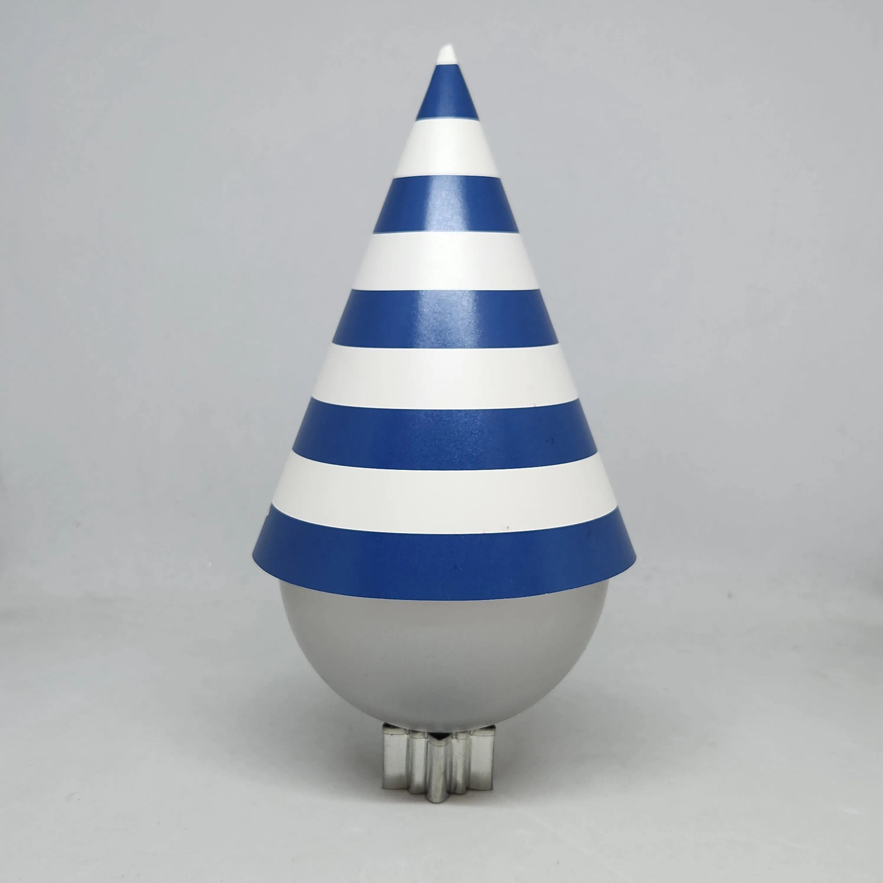 Paper Eskimo Blue Striped Party Hat - 8 Pkt