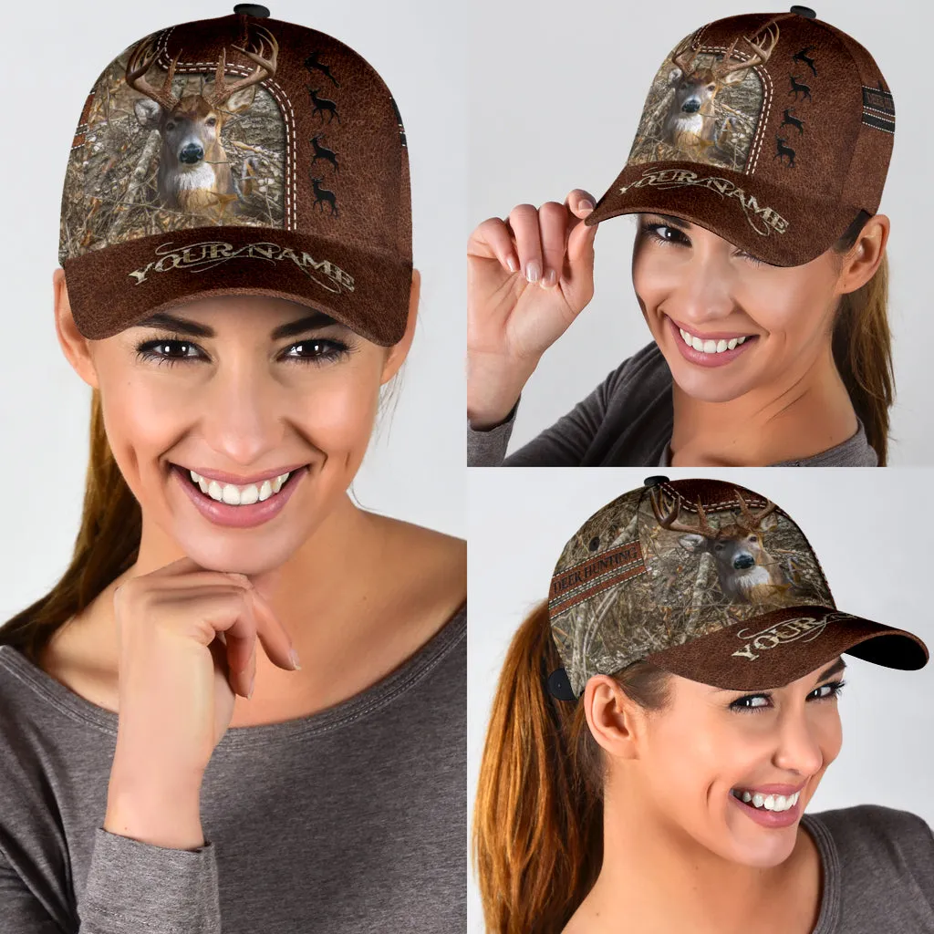 Personalized Bow Hunting Classic Hat Cap, Baseball Cap Hat For Hunter, Deer Hunting Cap Hat