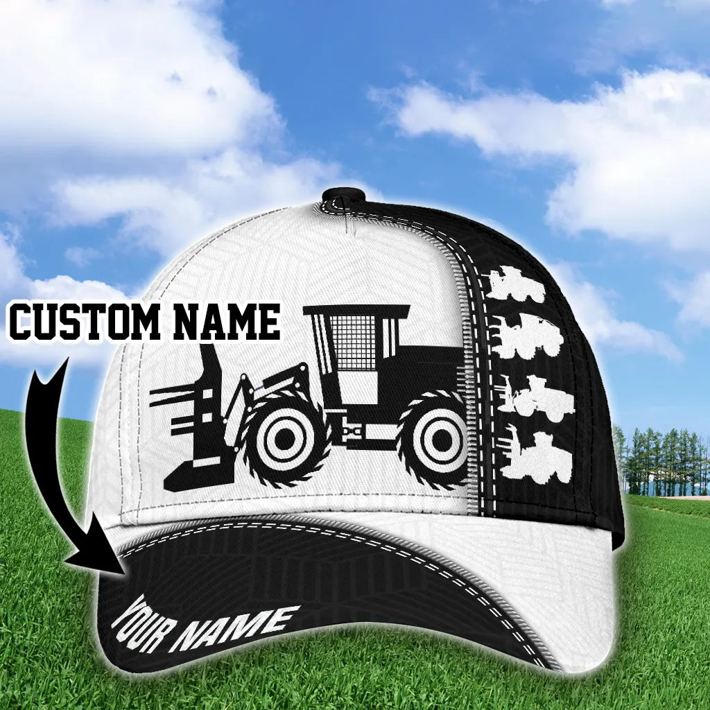 Personalized Heavy Equipment 3D Baseball Cap Hat, CONCRETE PUMP Full Printed Classic Cap Hat, Excavator Cap Hat