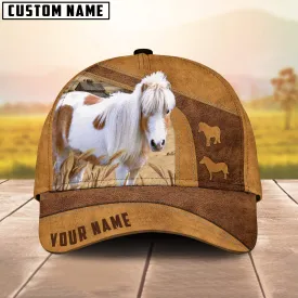 Personalized Name Miniature Pony Cap, Cattle Hat, Farm Baseball Hat, Cap Hat For Farmer Farm Lover