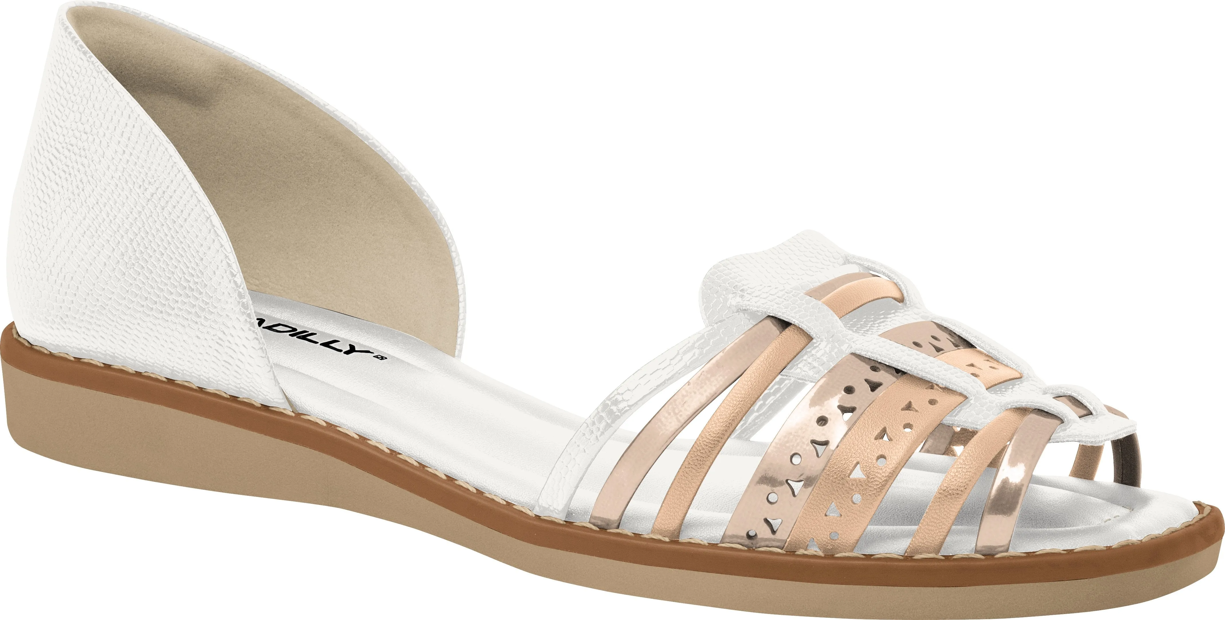 Piccadilly Ref: 406054 Women Flat Sandal White