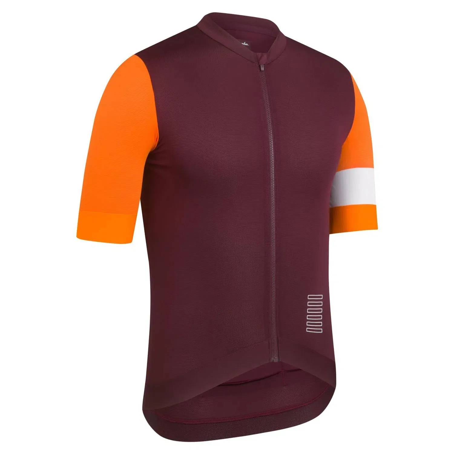 RAPHA Pro Team Training Jersey - WVO Wine/Bright Orange